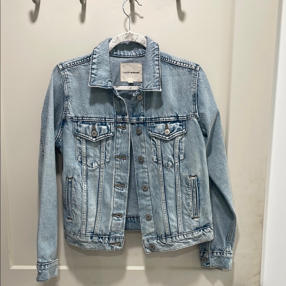 Lucky Brand Women's Light Blue Denim Jacket